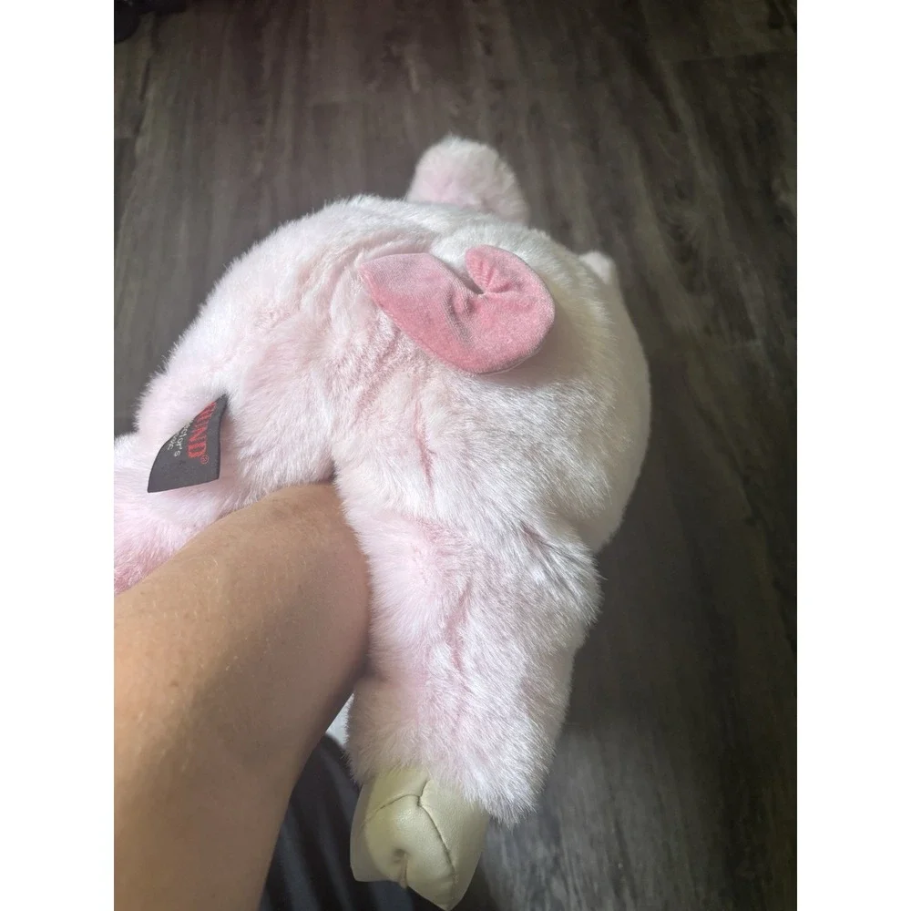 Vintage GUND 1987 Pink Pig Plush Collector's Classic Hand Puppet / Stuffed To